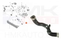 Turbo õhutoru OEM Renault Master 2,3DCI 2014- RWD