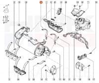 Katalüsaatori klamber OEM Renault 1,5dCi
