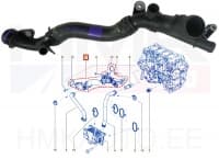 Jahutusvedeliku toru OEM Renault/Dacia 1,3TCe