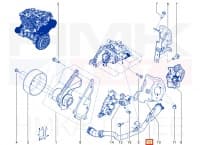 Jahutusvedeliku toru OEM Renault/Dacia 1,3TCe