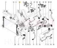 Jahutusvedeliku lõdvik OEM Renault Trafic 1,6dCi