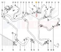 Jahutusvedeliku toru OEM Renault 1,5dCi