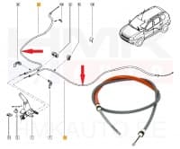 Seisupiduritross tagumine OEM Dacia Duster