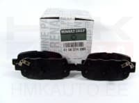 Piduriklotside komplekt tagumine OEM Renault Koleos / Nissan Qashqai