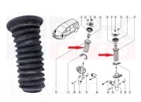 Amortisaatori tolmukate, eesmine OEM Renault Megane IV/Espace V/Talisman