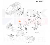 Tagavedru padi OEM Renault Master III RWD