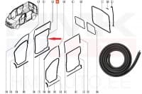 Liugukse tihend parem OEM Renault Trafic 2014-