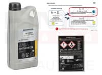 Jahutusvedelik OEM Renault Glaceol RX Type E Sinine konsentraat 1L