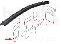 Esiukseava alumine tihend vasak OEM Trafic/Vivaro 2014-