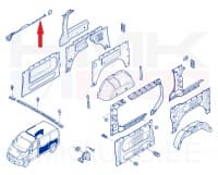 Salongi plastikliist OEM Renault Trafic II/Opel Vivaro
