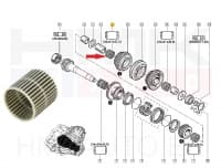 Käigukasti nõellaager 2-käik 42x47x48 OEM Renault