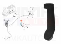 Ukselink liuguksele, sisemine vasak OEM Master 10- / Trafic 14-