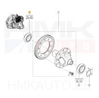 Käigukasti laager (differentsiaal parem) 45x75x19,6 OEM Renault