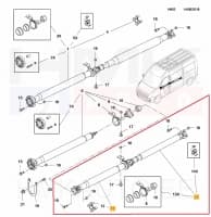Kardaan OEM Renault Master RWD L3 2010-