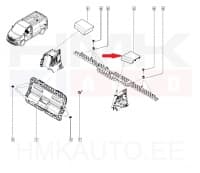 Tagaosa polster vasak Renault Trafic 2016-