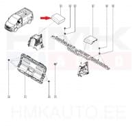 Tagaosa polster parem Renault Trafic 2016-