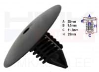 Logari tüübel Renault 35mm (1tk.)