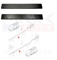 Külje/liugukse liist vasak Renault Master /Opel Movano 2,3DCI 2010- (L2-L3)