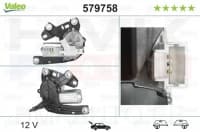 Klaasipühkija mootor tagum. Berlingo/Partner 2008-